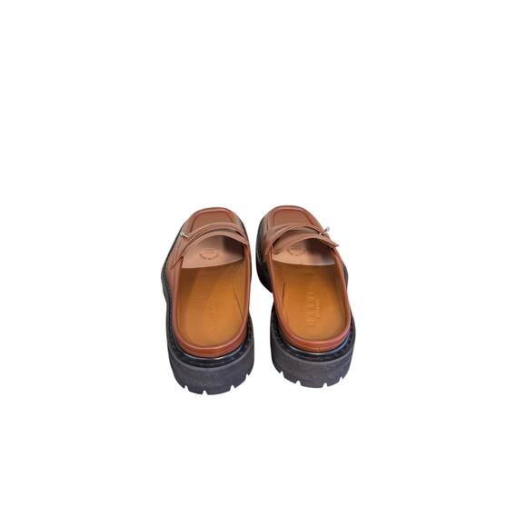 Marni NIB Piercing 2.0 Chunky Sabot Loafers in Cognac Size 40 - Picture 7 of 13